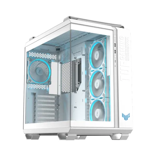Asus Tuf Gaming Gt502 Horizon Argb Panoramic Atx Mid Tower Case - White