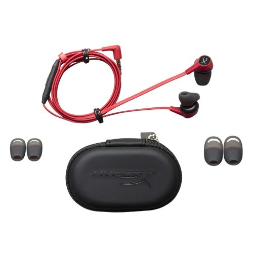 HyperX Cloud Earbuds Gaming Headphones with Mic for Nintendo Switch and Mobile Gaming