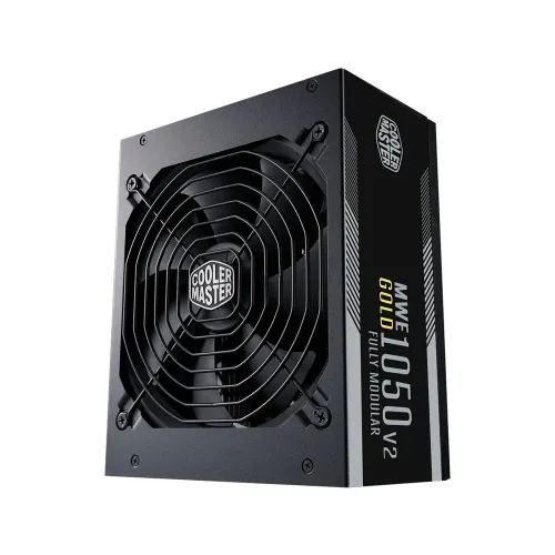 COOLER MASTER MWE 1050W V2 Gold 80 Plus Fully Modular A/UK Cable Power Supply - Black