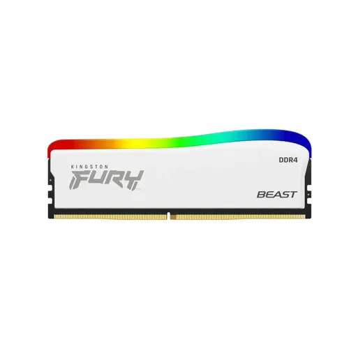 Kingston 16GB FURY Beast DDR4 RGB Special Edition RAM (White, 1 x 16GB)