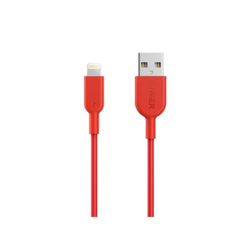 Anker Powerline II USB-A to Lightning Cable (0.9m/3ft) - Red