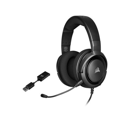 Corsair HS45 SURROUND Stereo Gaming Headset - Carbon