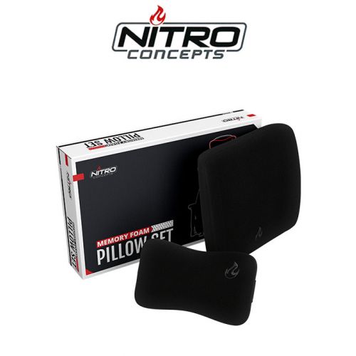 Nitro Concepts Memory Foam Pillow-Set black/black - 29352