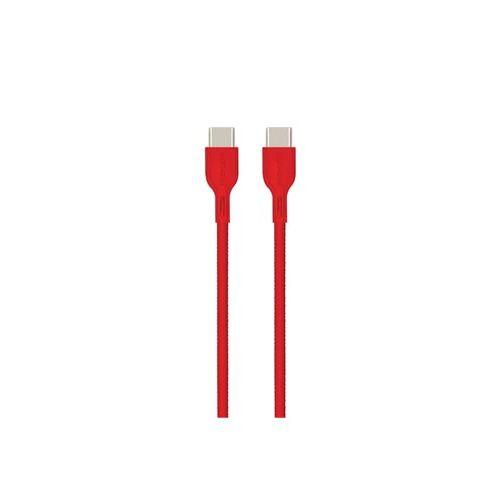 PROMATE POWERBEAM-CC USB-C TO USB-C DATA&CHARGE CABLE 60WATTS 120CM - RED