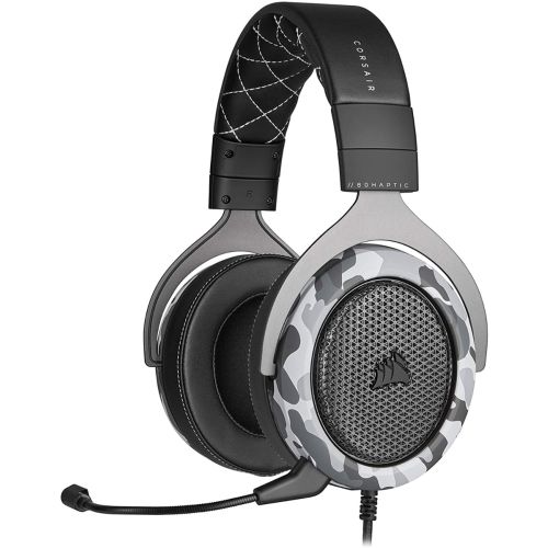 Corsair HS60 HAPTIC Stereo Gaming Headset with Haptic Bass -  Army Grey