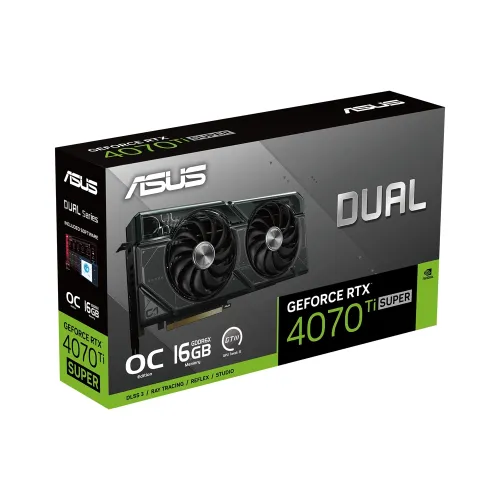 ASUS Dual GeForce RTX™ 4070 Ti SUPER OC Edition 16GB GDDR6X Star Wars Outlaws GeForce RTX 40 Serie Bundle