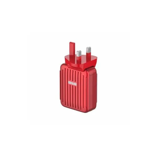 Zendure Port 30W Wall Charger With Pd -4 (Red)