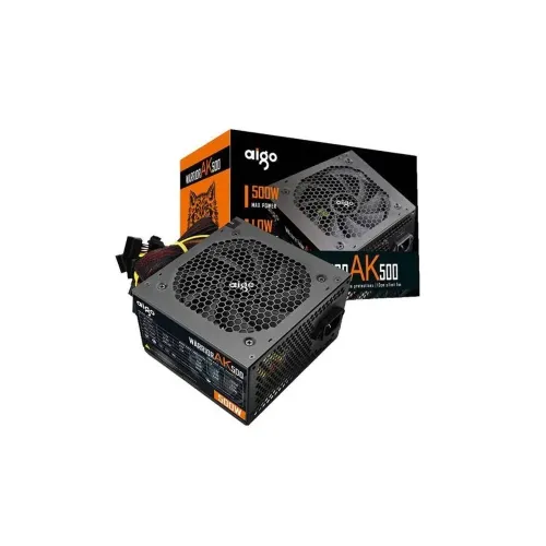 Aigo AK500 PFC max 500W Watt PC Gaming Power Supply unit Quiet 120mm Fan 24pin 12V ATX PSU Desktop computer Power Supply for gaming pc