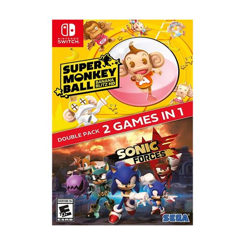 Sonic Forces + Super Monkey Ball: Banana Blitz HD Double Pack 2 IN 1 - Nintendo Switch