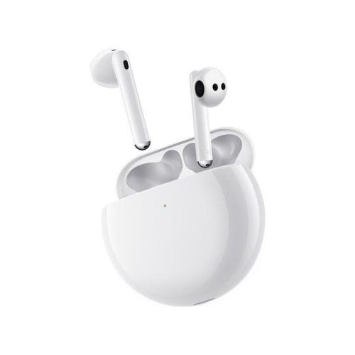 Huawei Freebuds 4 - Open-fit Active Noise Cancellation 2.0 High Resolution Sound - Ceramic White