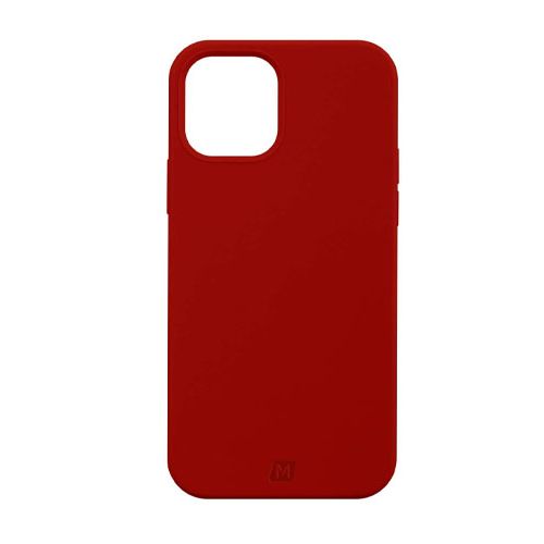 MOMAX SILICONE 2.0 CASE FOR IPHONE 12 MINI 5.4" 2020 SERIES (ANTI-BACTERIAL)- RED