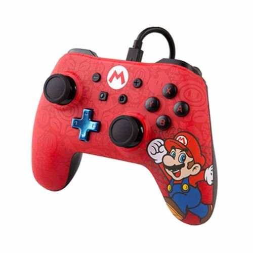 NS: PowerA Enhanced Wired Controller - Mario Iconic