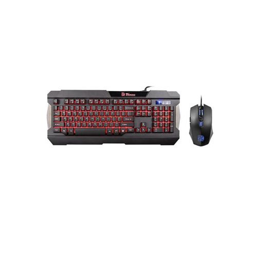 Thermaltake Commander Multi Light Gaming Gear Keyboard & Mouse Combo, Black