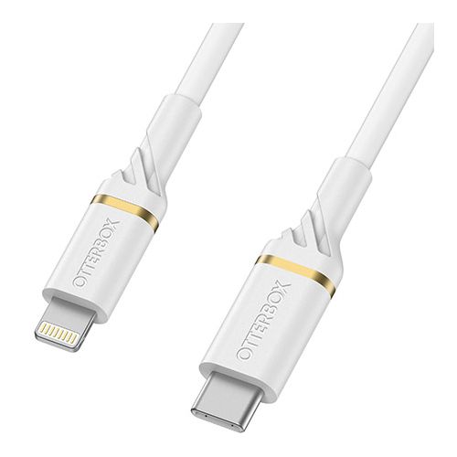 Otterbox - USB Type-C to Lightning charging cable - 1m - Standard - white