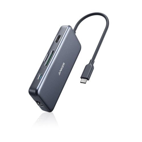 Anker Power Expand + 7-In-1 USB-C PD Ethernet Hub - Grey