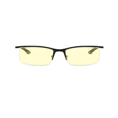 Gunnar Emissary Computer Glasses with Onyx Frame and Amber Lens