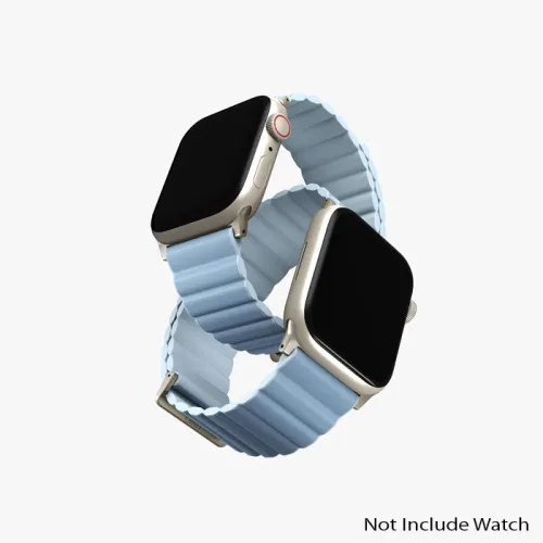 Uniq Revix Premium Edition Reversible Magnetic Apple Watch Strap 41/40/38mm - Arctic (Arctic/soft Blue)