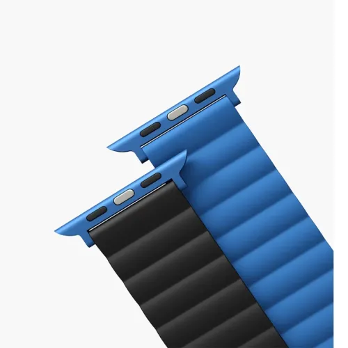 Uniq Revix Reversible Magnetic For Apple Watch Strap 42/44/45mm Caspian (Blue/Black)