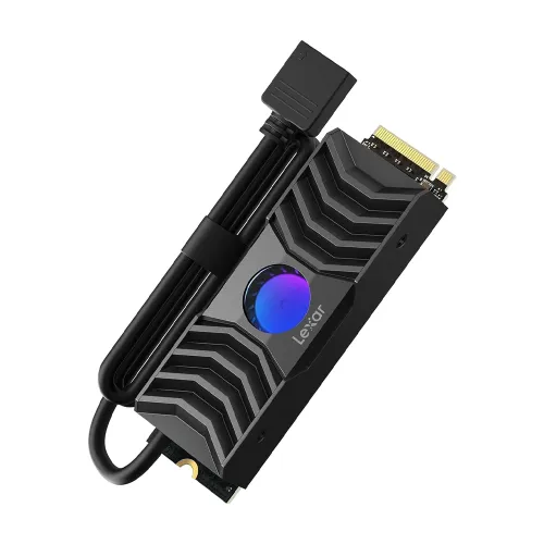 Lexar Nm1090 With Heatsink M.2 2280 Pcie Gen5x4 Nvme Ssd - 2 Tb