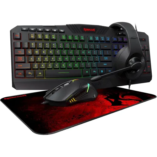 Redragon Gaming Essantials Keyboard/mouse/headset/mousepad 4in1 Set