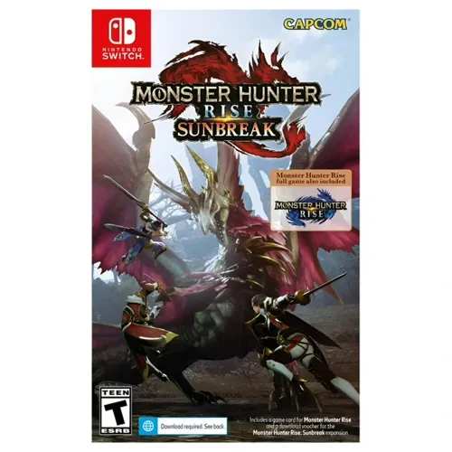 Monster Hunter Rise Sunbreak + Monster Hunter Rise For Nintendo Switch - R1
