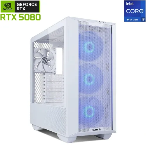 Lian Li Intel Core I9-14th Gen Rtx 5080 16gb Gaming Pc - White