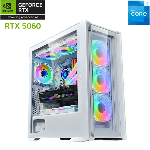 Lovingcool Intel Core I5-13th Gen Rtx 5060 Gaming Pc - White