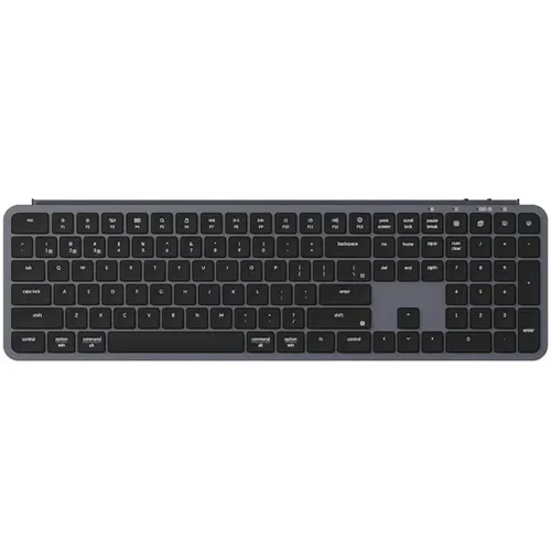 Keychron B6 Pro Full-size Ultra-slim Wireless Zmk Custom Keyboard For Windows & Mac, Arabic / English - Space Grey