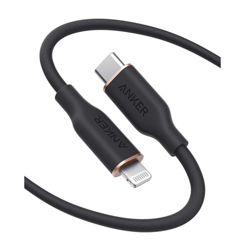 Anker Powerline III Flow USB-C To Lightning (0.9/3ft) - Black
