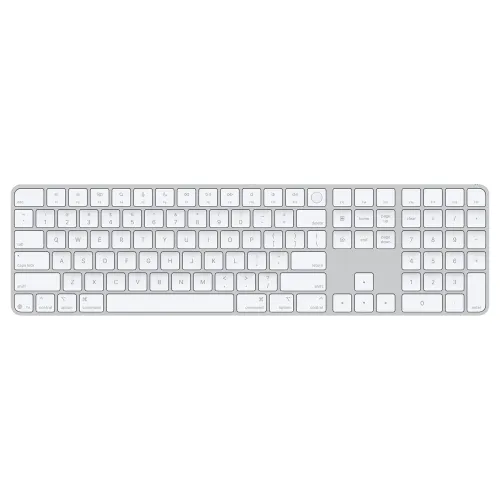 Magic Keyboard With Touch Id And Numeric Keypad With Apple Silicon (Usb–c) - White