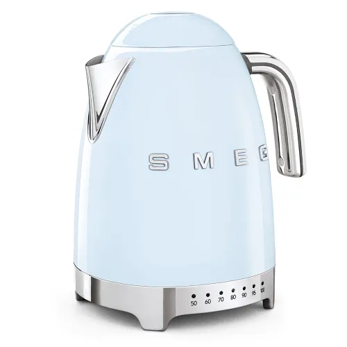 Smeg 50's Style Variable Temperature Kettle - Pastel Blue