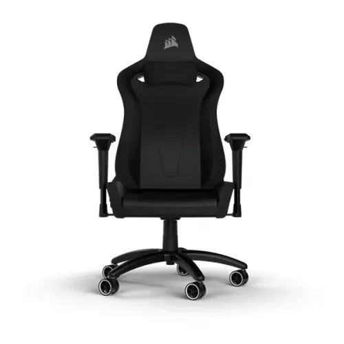 Corsair TC200 Plush Leatherette Gaming Chair - Black/Black CF-9010043-WW