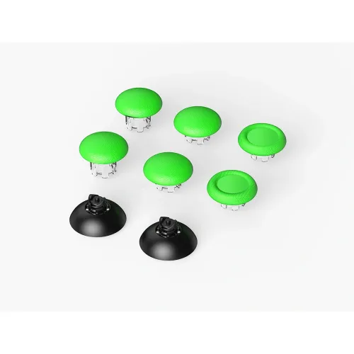 8 In 1 Plastic Joystick Cap & Joystick Base For Original Ps5 Edge Controller - Green