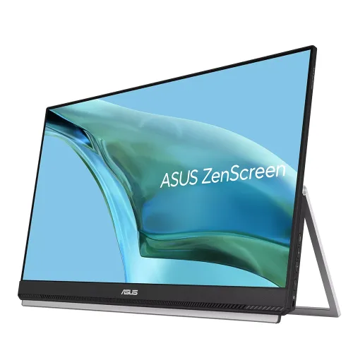 Asus Zenscreen Mb249c Portable Monitor – 24-inch (23.8 Viewable) Fhd (1920 X 1080), Frameless Panel, Ips Technology, Anti-glare, Usb-c®, Speakers, Carrying Handle/kickstand Design, C-clamp, Partition Hook, Green Sustainability