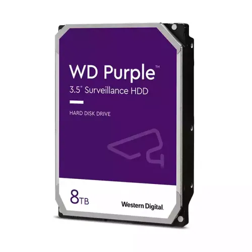 Wd 8tb Purple 5460 Rpm Sata Iii 3.5" Internal Surveillance Hard Drive