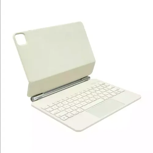 Sia Magic Keyboard Case With Led Power Display For Ipad Pro 11 & Ipad Air 4/5 (Backlight) - Beige Arabic Layout