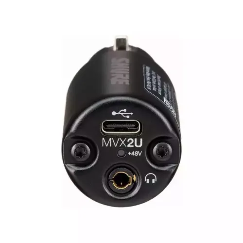 Shure Mvx2u Digital Audio Interface Xlr To Usb Adapter For Any Xlr Microphone