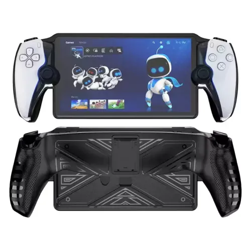 Protective Case With Stand For Playstation Portal - Black