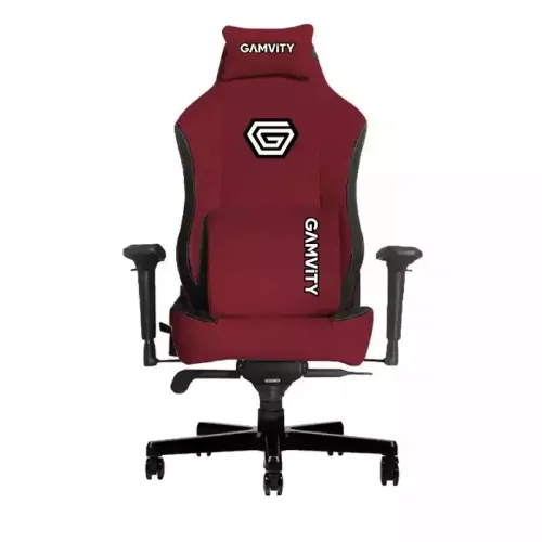 Gamvity High-density Molded Foam Fabric Gaming Chair - Maroon