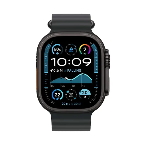 Apple Watch Ultra 2 Gps + Cellular 49mm Black Titanium Case With Black Ocean Band