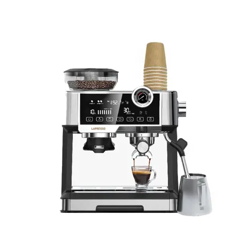 Lepresso Advanced Espresso Machine Interactive Touch Display - Silver