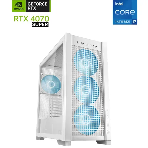 Asus Tuf Intel Core I7 - 14th Gen Rtx 4070 Super Gaming Pc - White