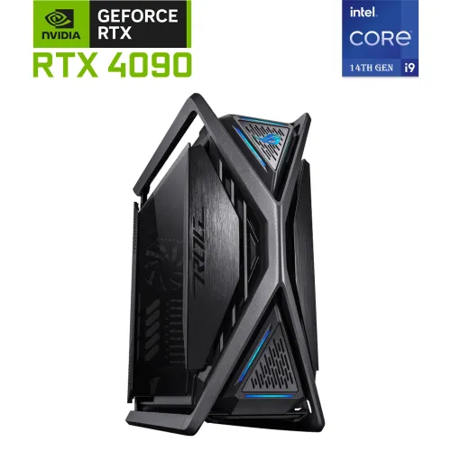 Asus Rog Hyperion Intel Core I9 - 14th Gen Rtx 4090 24gb Gaming Pc - Black