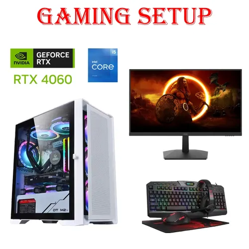 Gaming Bundle Intel I5 - 11th Gen Gaming Pc With Monitor And Gaming Kit Bundle Offer