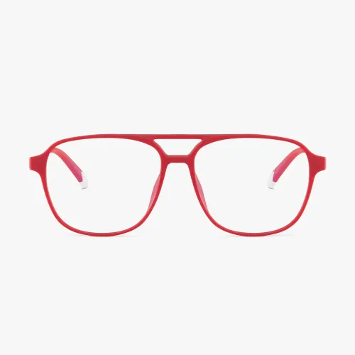 Barner Screen Glasses Brad - Burgundy Red