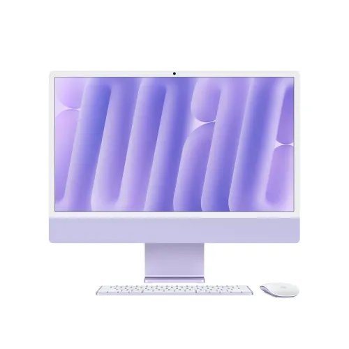 Pre-order - Apple Imac M4 24-inch 4.5k Retina Display With 10‑core Cpu 10‑core Gpu 16gb 512gb Ssd - Purple (Arabic)