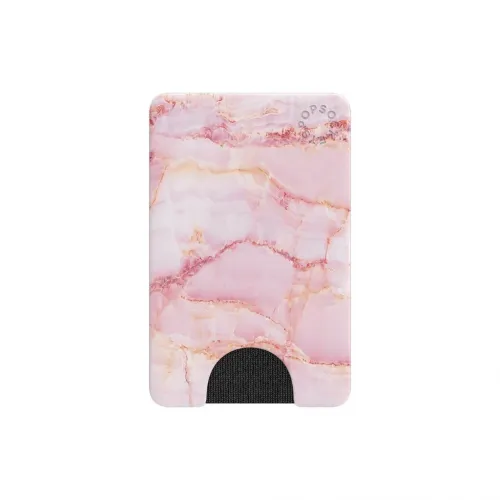 PopSockets PopWallet - Pink Marble