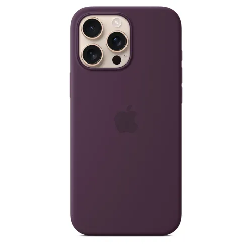 Apple Iphone 16 Pro Max Silicone Case With Magsafe - Plum