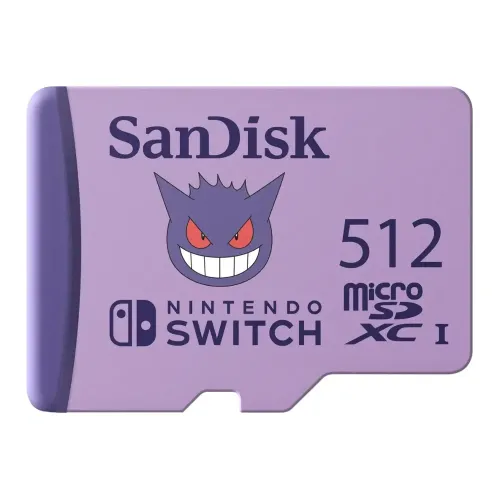 SanDisk - 512GB microSDXC UHS-I for Nintendo Switch 1 Pokémon
