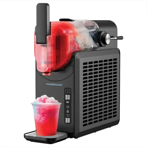 Powerology Aqua Frost Instant Slushie Machine - Black - Open Box